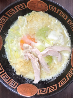 鶏白湯風 袋ラーメンアレンジ!簡単レシピ-レシピのメイン写真