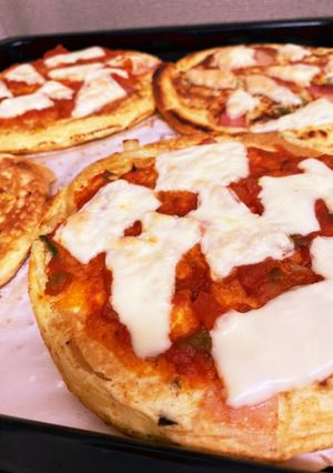 パンケーキピザ-レシピのメイン写真