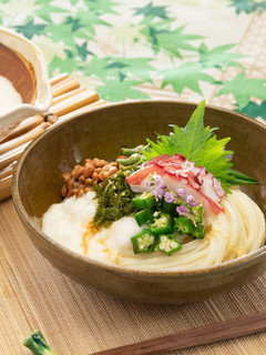 ネバネバうどん-レシピのメイン写真