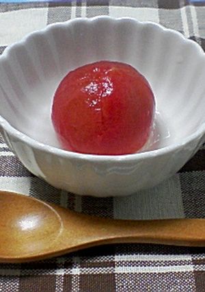 ボウルひとつで☆トマトのコンポート風-レシピのメイン写真