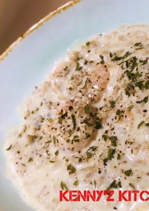 オートミールで魚介のチーズリゾット！-レシピのメイン写真