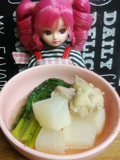 リカちゃん♡かぶと鶏肉のたいたん-レシピのメイン写真