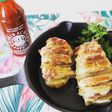 ハッセルバックポテトスリラチャがけ♪