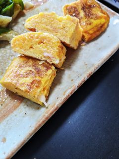 お弁当にも♫鮭フレーク入り玉子焼き-レシピのメイン写真