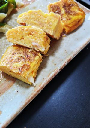 お弁当にも♫鮭フレーク入り玉子焼き-レシピのメイン写真