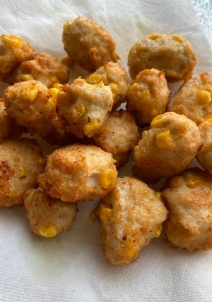 鶏胸ミンチでコーンナゲット-レシピのメイン写真