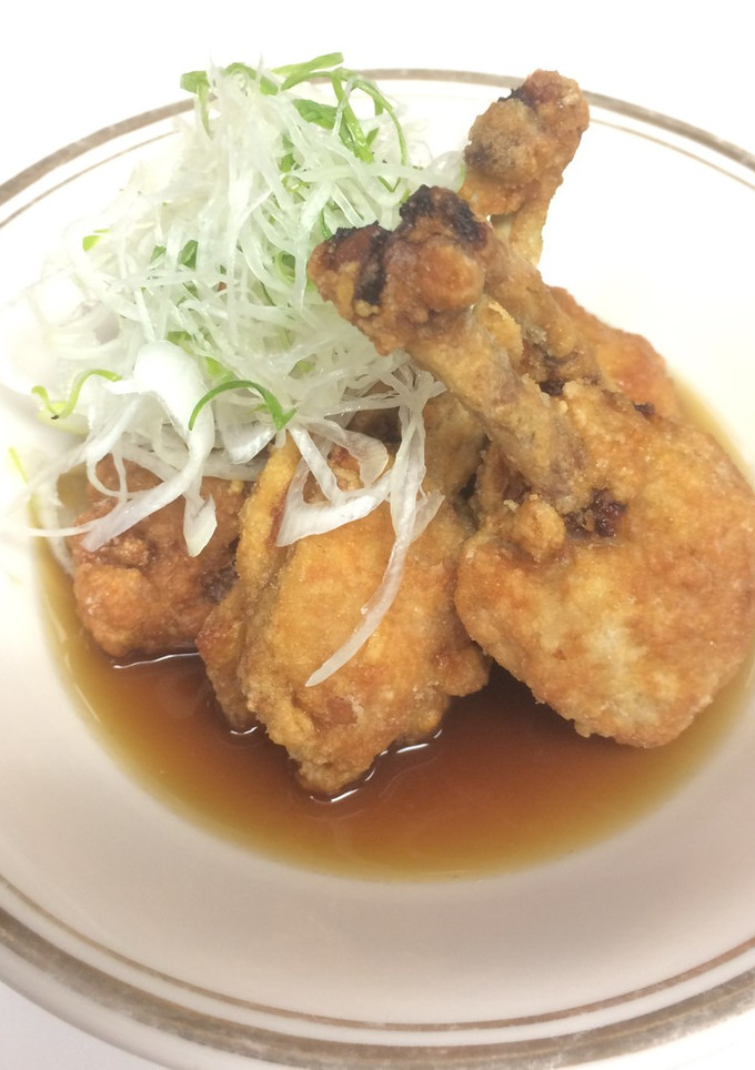 手羽鶏肉唐揚げの旨出汁かけ-レシピのメイン写真