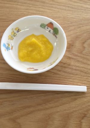 【離乳食初期】かぼちゃのマッシュ-レシピのメイン写真