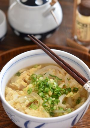 やさしい味♪ふんわりかきたまにゅうめん-レシピのメイン写真