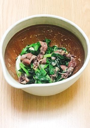 わけぎとわかめとホタルイカのぬた-レシピのメイン写真