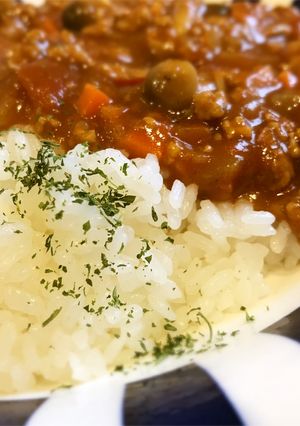 ヘルシー！トマト缶まるごとキーマカレー♬-レシピのメイン写真