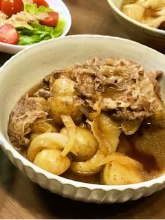 新じゃがと牛肉の甘辛煮♪-レシピのメイン写真