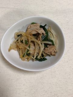 もやしとニラの簡単炒めもの-レシピのメイン写真