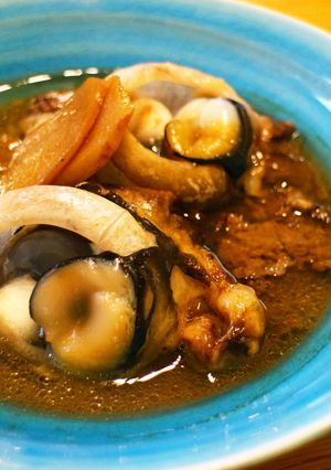 まぐろの目ん玉の煮付け【ぎょろり煮】　-レシピのメイン写真
