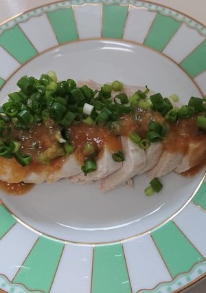 簡単 サラダチキン ニンニク 味噌だれ-レシピのメイン写真