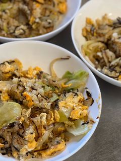 ☆味付け簡単☆レタスと塩昆布の炒飯-レシピのメイン写真
