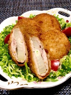 玉ねぎの豚肉巻きフライ*節約-レシピのメイン写真
