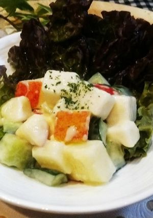 じゃがいもとりんごのコロコロサラダ♪-レシピのメイン写真