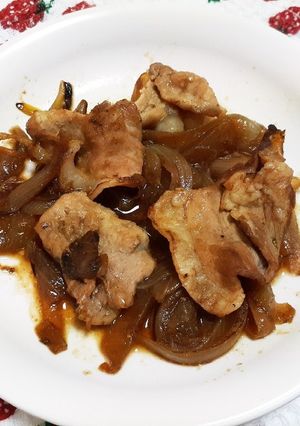 豚肉と玉ねぎの醤油炒め-レシピのメイン写真