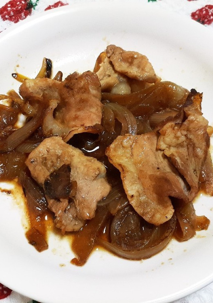 豚肉と玉ねぎの醤油炒め-レシピのメイン写真