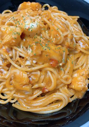 エビのクリームパスタ-レシピのメイン写真