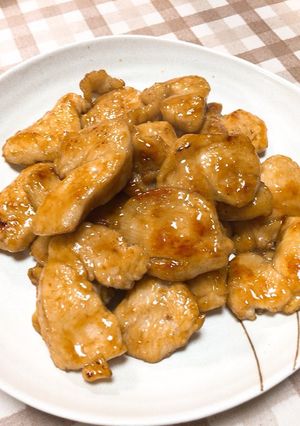 鶏胸肉で柔らか照り焼き♡-レシピのメイン写真