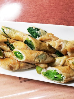 簡単♪菜の花肉巻き♪お弁当にも-レシピのメイン写真