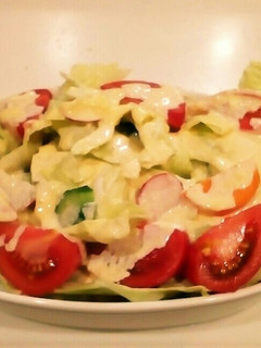 ♡♡シャキシャキ野菜のシーザーサラダ♡♡-レシピのメイン写真