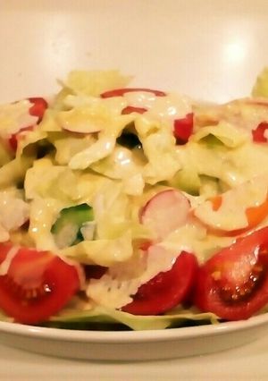 ♡♡シャキシャキ野菜のシーザーサラダ♡♡-レシピのメイン写真