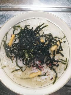 夜中に軽くお茶漬け("⌒∇⌒")-レシピのメイン写真