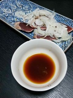 鰹のタタキのタレ-レシピのメイン写真