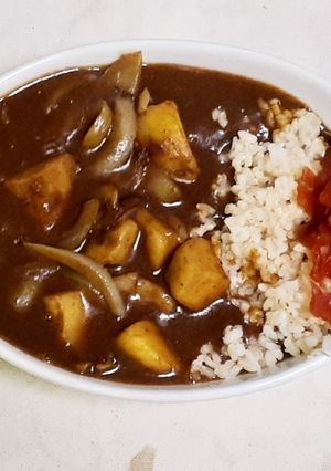 簡単カレー レトルトにひと手間で洋食屋風-レシピのメイン写真