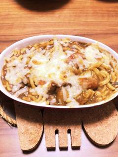 のせて焼くだけ☆『カレーうどんドリア』 by くいしんぼ姫