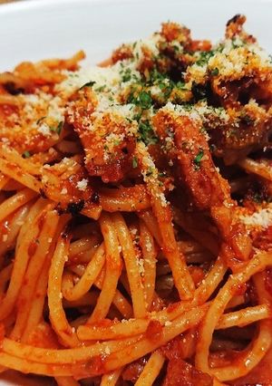 酸っぱくない！本格濃厚トマトソースパスタ-レシピのメイン写真