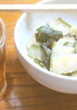 きゅうりとわかめの酢味噌和え-レシピのメイン写真