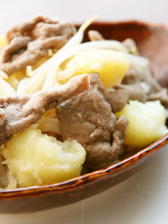 牛肉もやし馬鈴薯の炒め物★低FODMAP-レシピのメイン写真