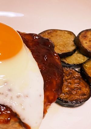 豚と豆腐のハンバーグ　男料理-レシピのメイン写真