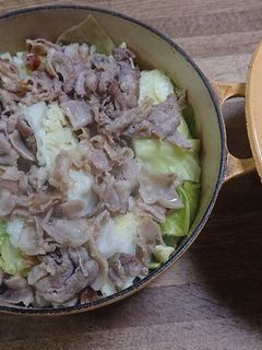 キャベツ簡単蒸し-レシピのメイン写真