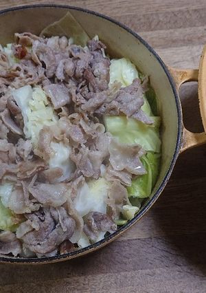 キャベツ簡単蒸し-レシピのメイン写真