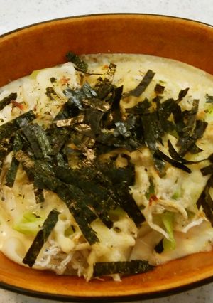 レンジで簡単♪和風お餅グラタン-レシピのメイン写真