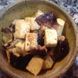 干し椎茸と豆腐のアヒージョ