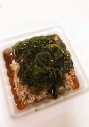納豆とオリーブオイル、めかぶ...。-レシピのメイン写真
