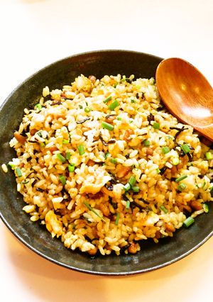 ☺簡単♪塩昆布入り納豆チャーハン☺-レシピのメイン写真