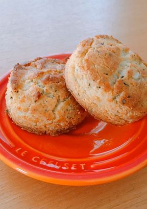 卵バター不使用！米粉チーズバジルスコーン-レシピのメイン写真
