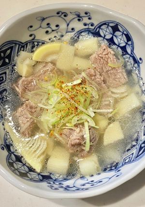 たけのことスペアリブのスープ　竹笋排骨汤-レシピのメイン写真
