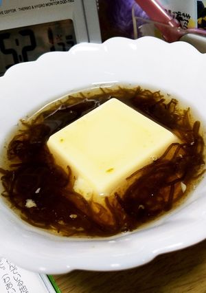 もずく酢卵豆腐-レシピのメイン写真