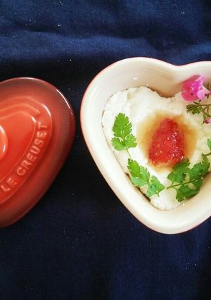 カッテージチーズのはちみつがけデザート♪-レシピのメイン写真