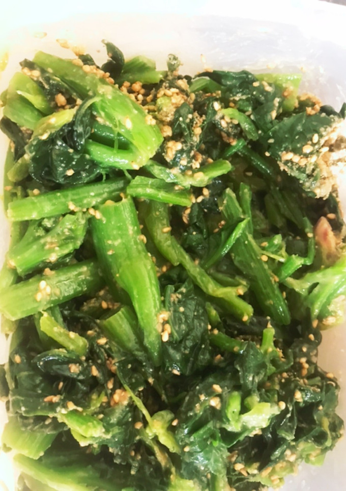ほうれん草みそ胡麻和え-レシピのメイン写真