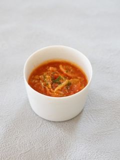 春キャベツと新玉ねぎのトマトスープ-レシピのメイン写真