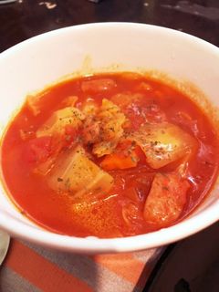 超簡単トマトスープ トマト缶消費-レシピのメイン写真